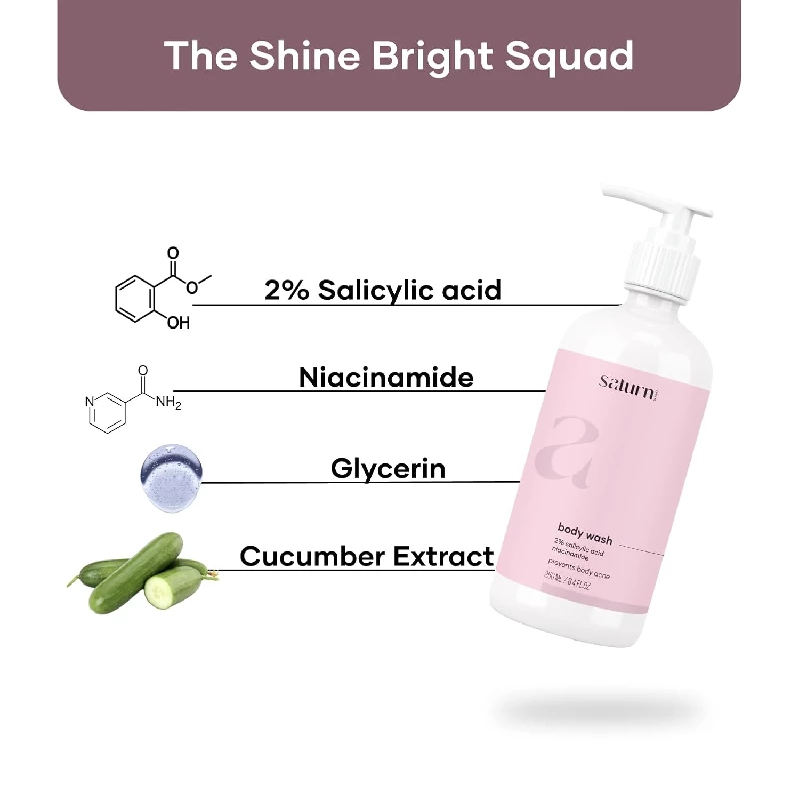 Saturn by GHC 2 Salicylic Acid Body Wash, 250 ml-3.webp